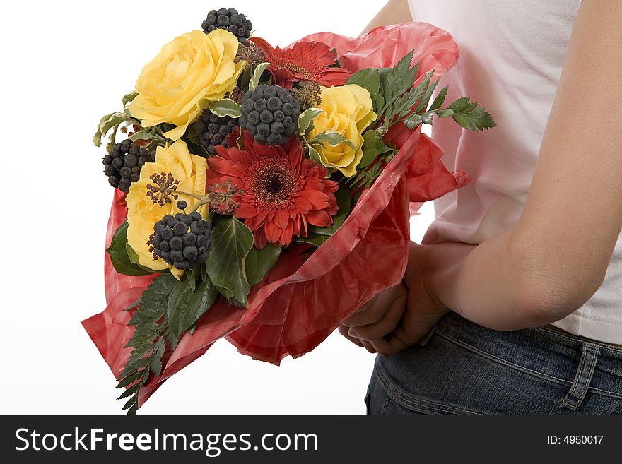 Flowers gift, attention to the Mother's Day or Valentine's Day