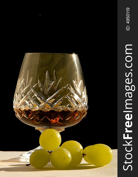 Cognac With Grapes