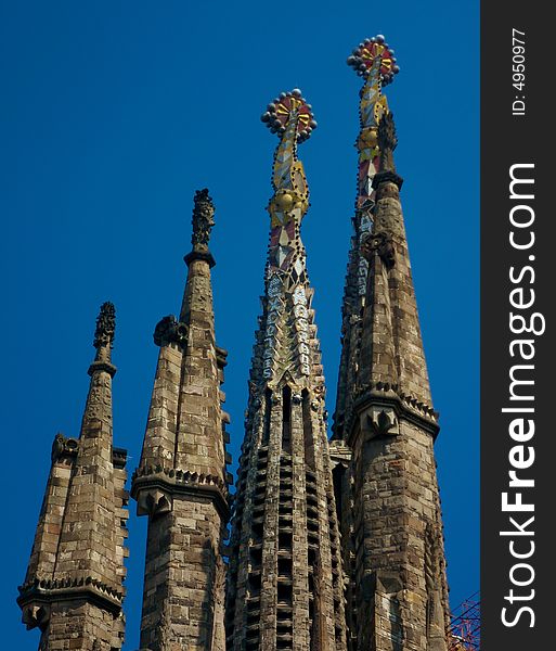 Barcelona Sagrada familia in spain