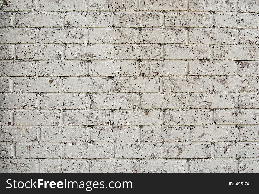 Brick Wall For Background