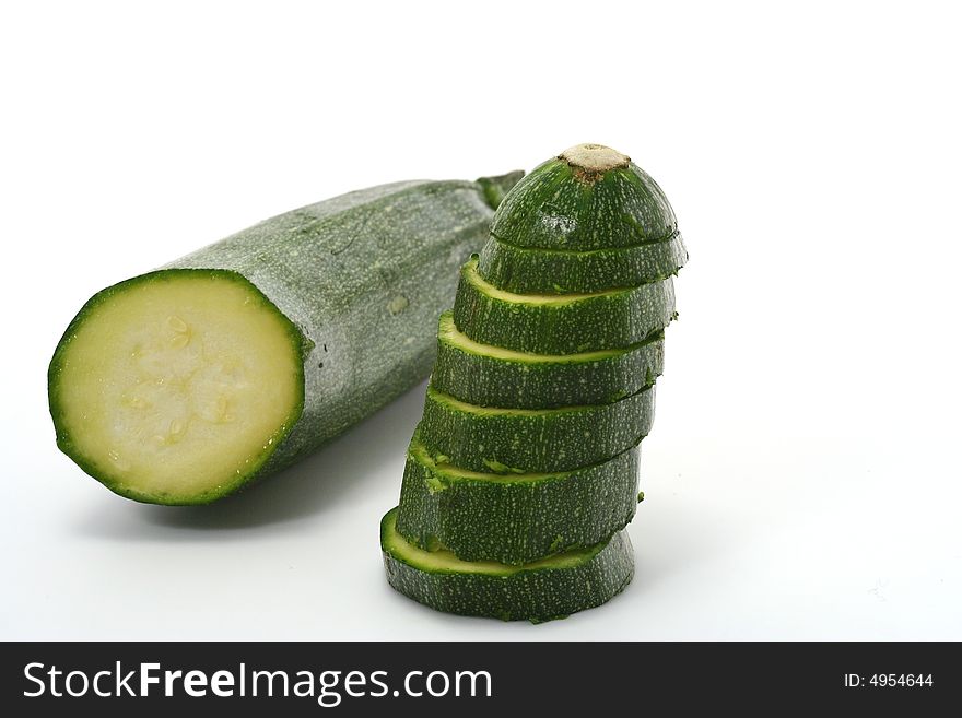 Marrow isolated in white background