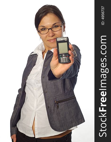 Woman With Cell Phone