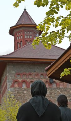 Nun At The Monastery Royalty Free Stock Photos Nun At The Monastery Royalty Free Stock Photos