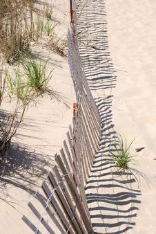 Protected Dunes Royalty Free Stock Image Protected Dunes Royalty Free Stock Image