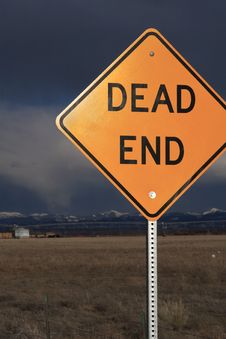 Dead End Sign Royalty Free Stock Photo