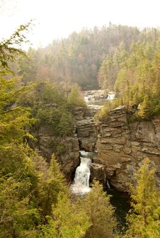 Waterfall On Cliffside Mountain Stock Image Waterfall On Cliffside Mountain Stock Image