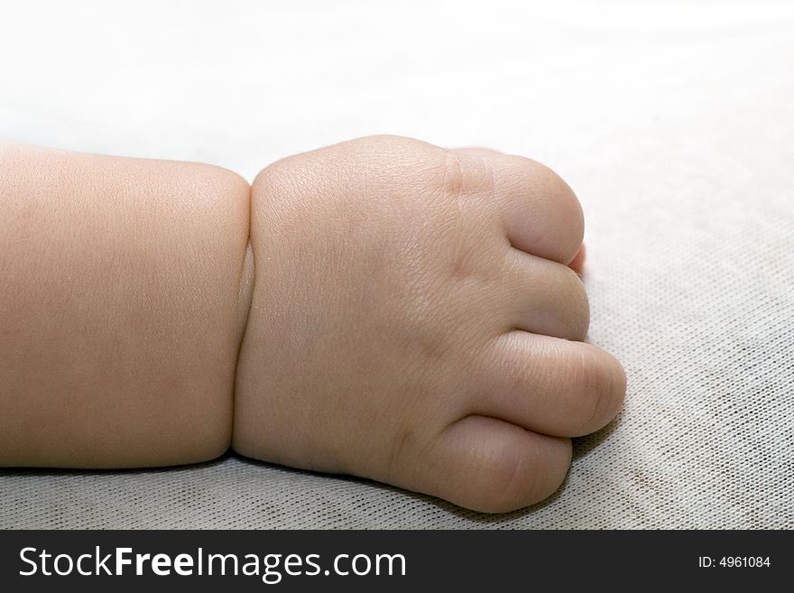 Little Beautiful baby's hand