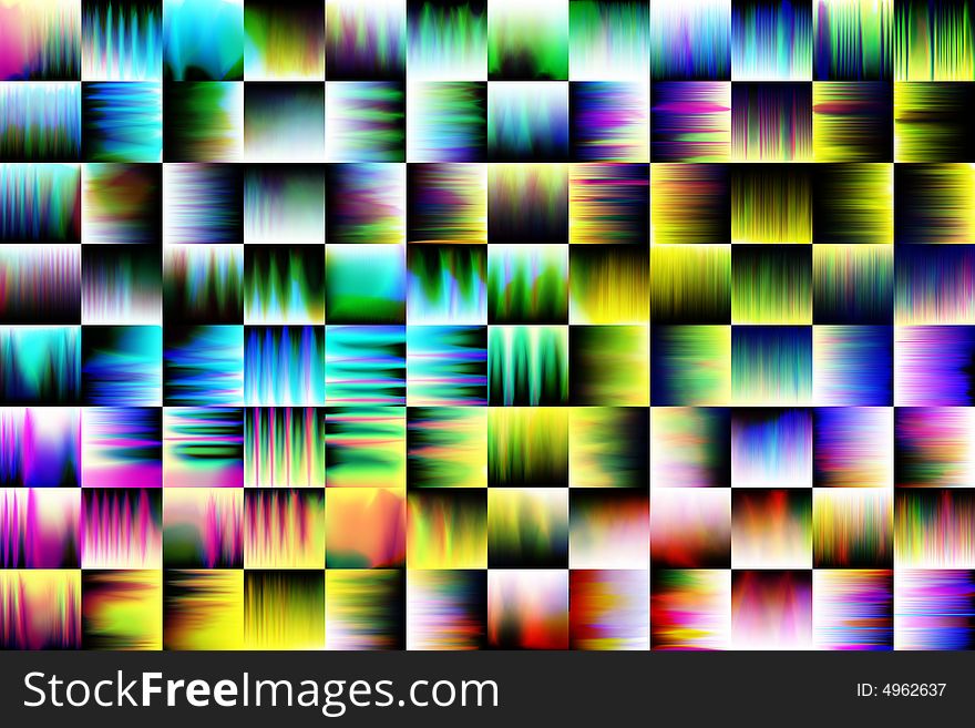 Multicolored Background with the colors green, blue, purple, yellow and pink.