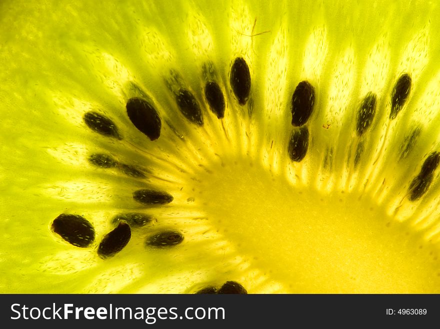 Sliced kiwi close up. Abstract background. Sliced kiwi close up. Abstract background.