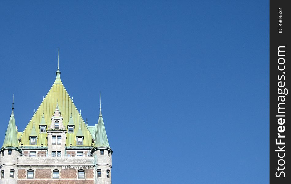 Chateau frontenac in quebec, canada