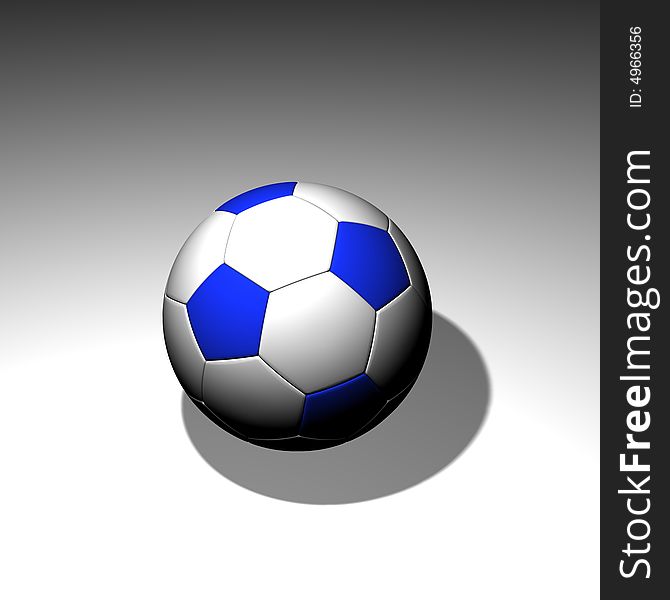 3d soccer ball