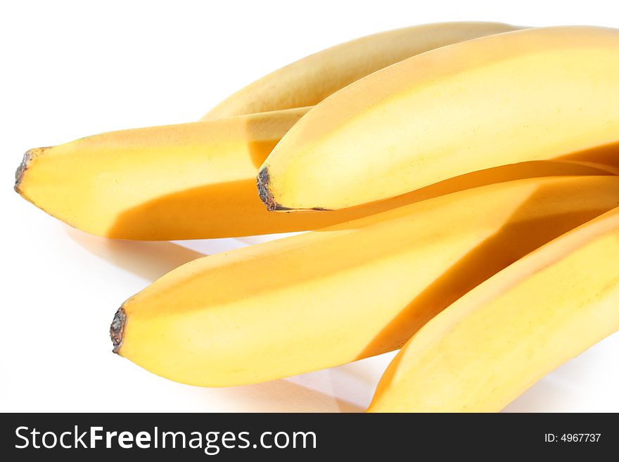 Bunch of bananas isolated on white background. Bunch of bananas isolated on white background