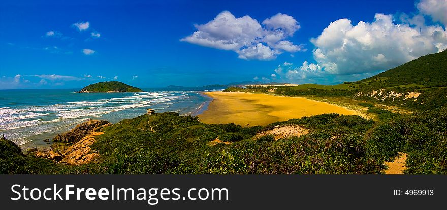 Praia de ibiraquera, santa catarina,brazil