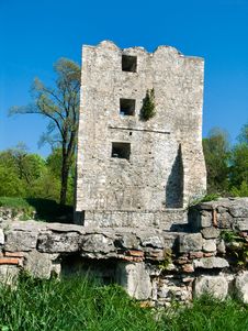 Severin Stronghold Tower Royalty Free Stock Image Severin Stronghold Tower Royalty Free Stock Image