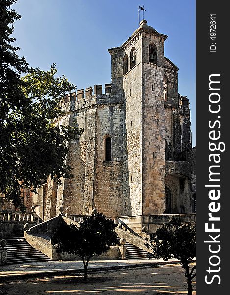 Portugal, Tomar: castle and convent of tomar