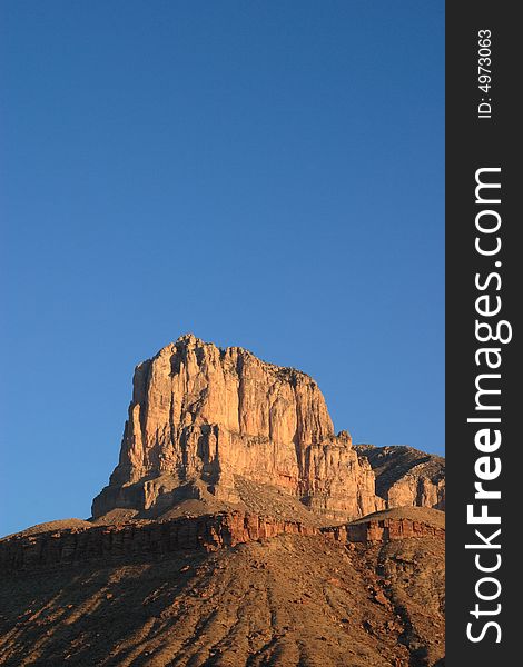 El Capitan at Sunrise - Guadalupe Mountains National Park