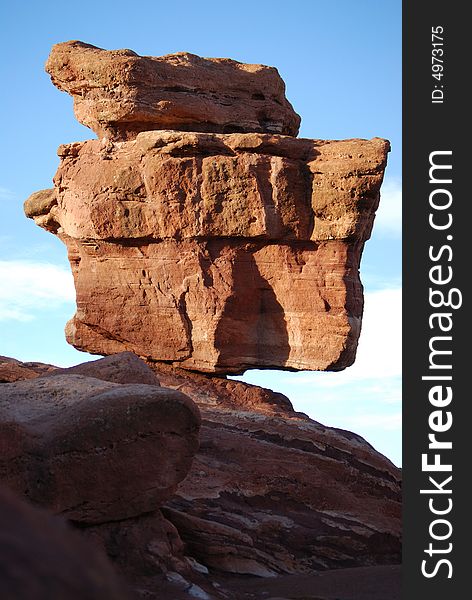 Travel in Colorado - Manitou Springs -Garden of the Gods.  April 2008