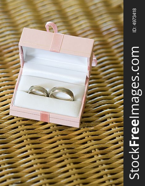 Wedding Rings in the box