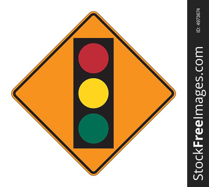 Road Sign Warning - Signal ahe