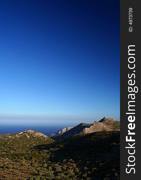 Mediterranean sea coast, south Greece