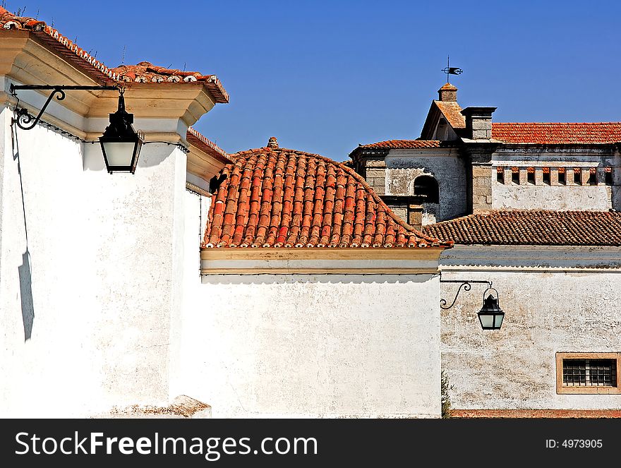 Portugal, Alentejo: Typical Street Of Evora