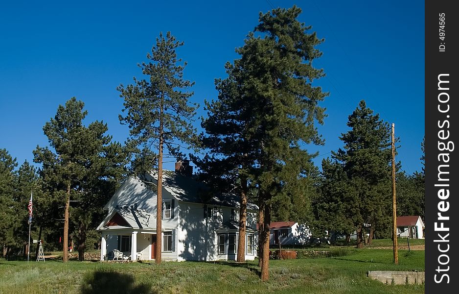 A farm house in rural Colorado shows a life much slower based on tradition and generations of family. A farm house in rural Colorado shows a life much slower based on tradition and generations of family