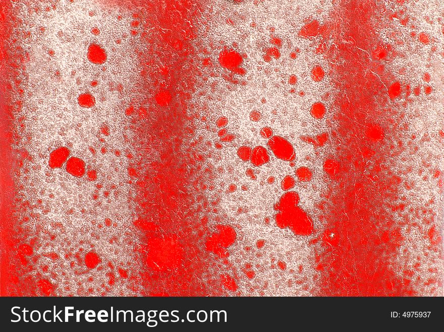 Striped background with red spots. Striped background with red spots