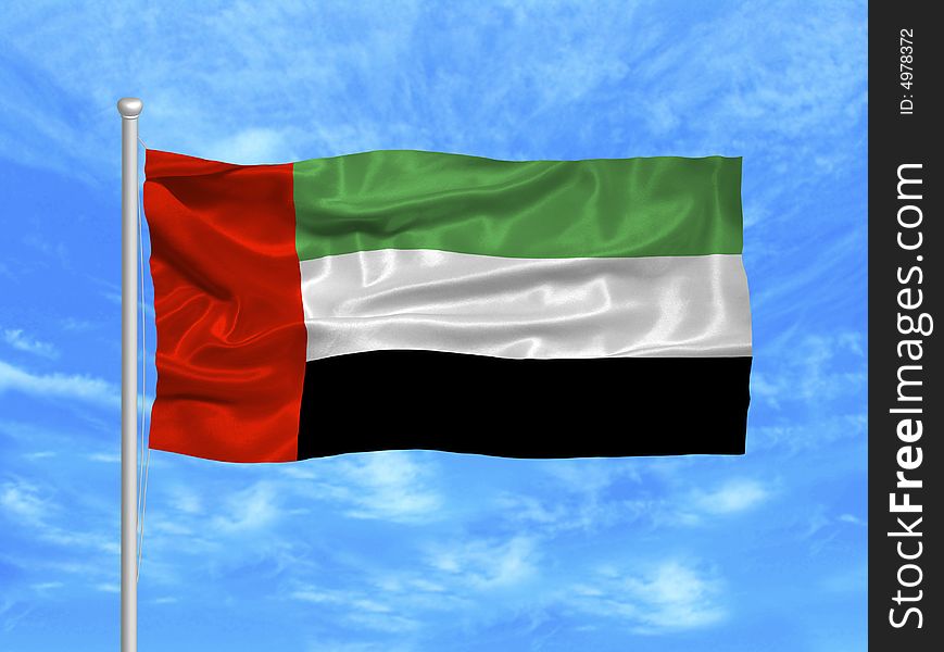 United Arab Emirates Flag 1