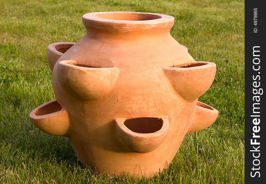 Garden flower pot for a lot of kinds of flowers or herbs. Garden flower pot for a lot of kinds of flowers or herbs....
