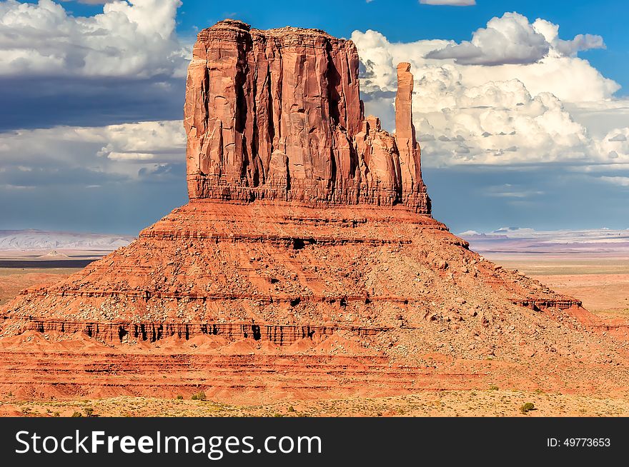 The unique landscape of Monument Valley, Utah, USA.