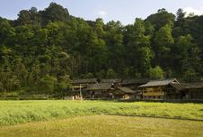 Village In The Mountains Royalty Free Stock Photo Village In The Mountains Royalty Free Stock Photo