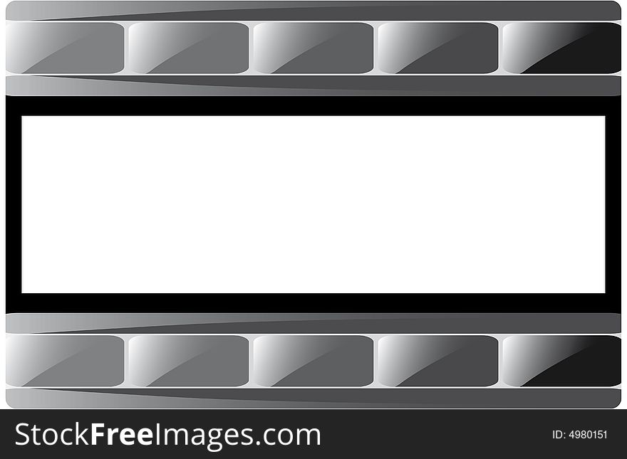 The dark framework-template consisting of rectangles. The dark framework-template consisting of rectangles