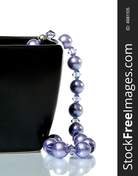 Purple Beaded Necklace