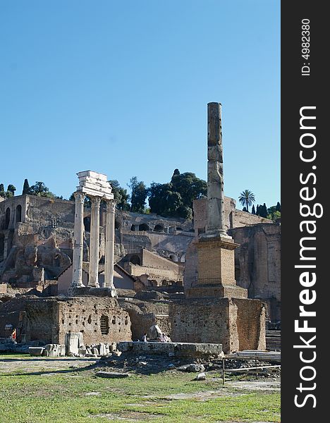 The Roman Forum Rome Italy