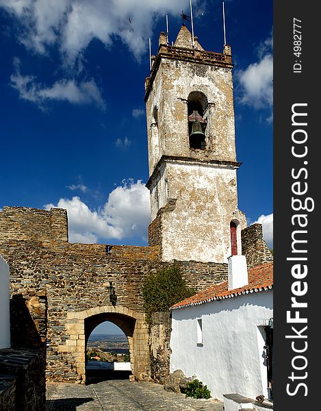 Portugal, Alentejo: Magnificent village of Monsaraz. Portugal, Alentejo: Magnificent village of Monsaraz