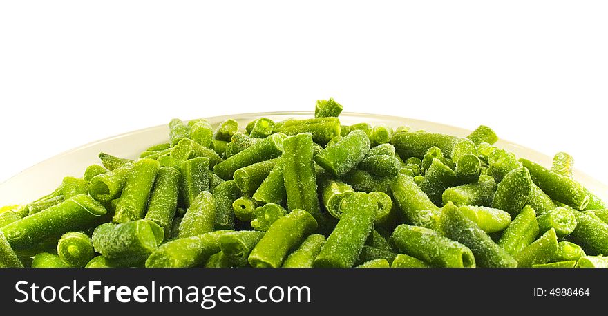 Frozen string beans