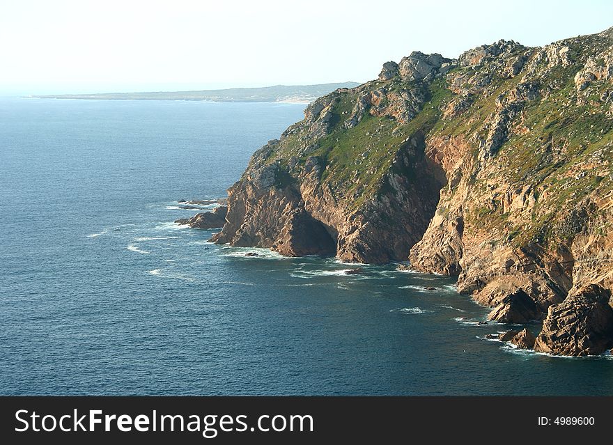 Landscape - ocean atlantic - coastline in portugal