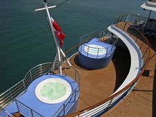 Cruiseship Deck Royalty Free Stock Images Cruiseship Deck Royalty Free Stock Images