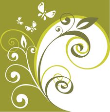 Green Floral Pattern Royalty Free Stock Images Green Floral Pattern Royalty Free Stock Images