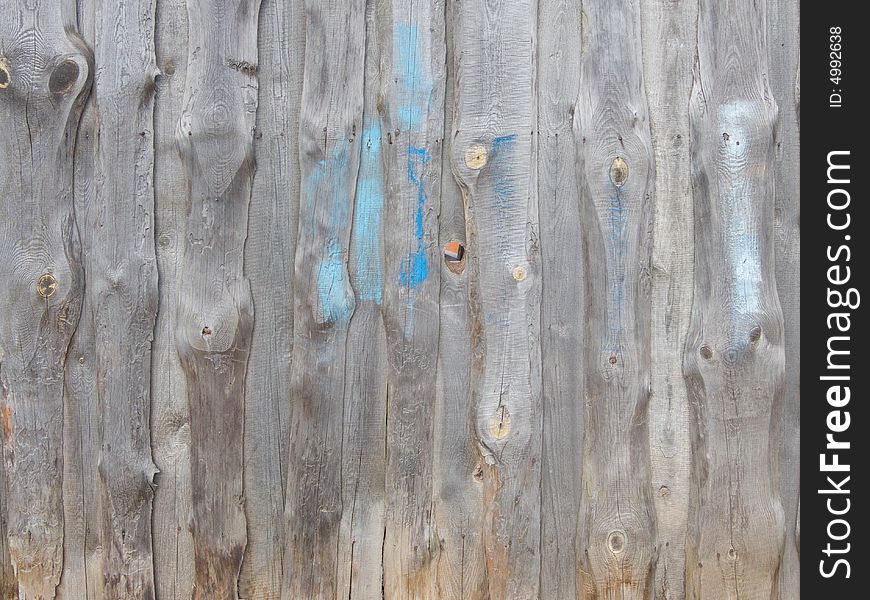 Grey Fence from wooden boards
