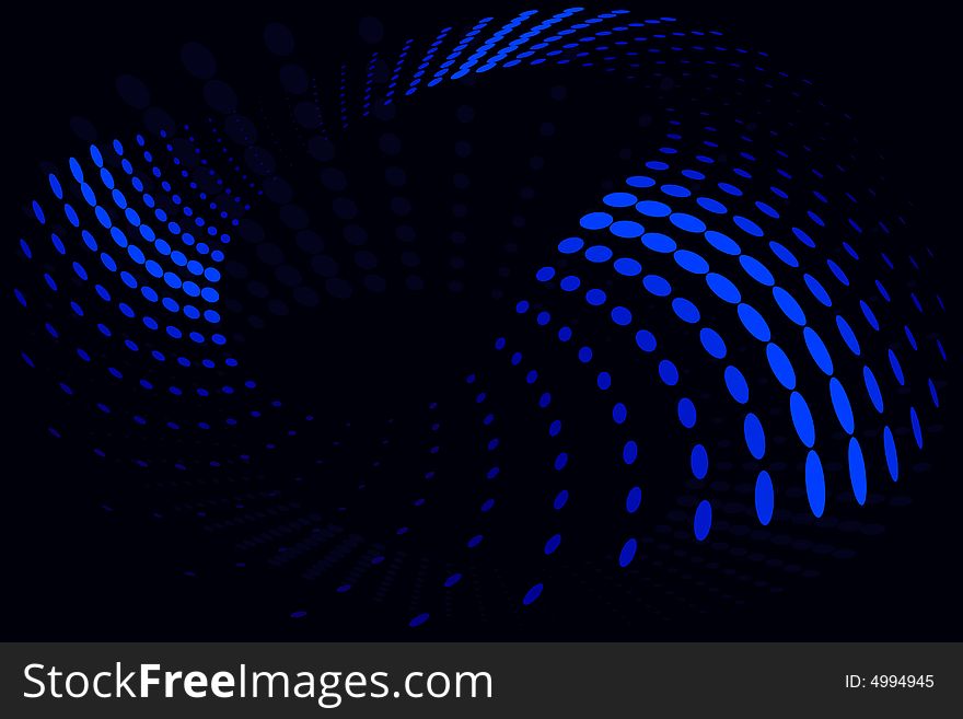Vector illustration of abstract blue