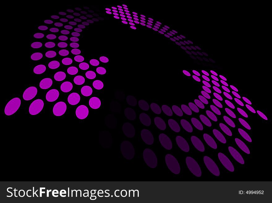 Vector illustration of abstract loop