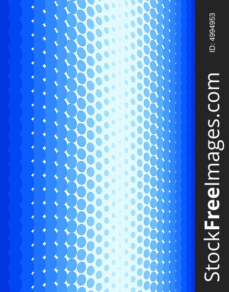 Vector illustration of blue spot pattern