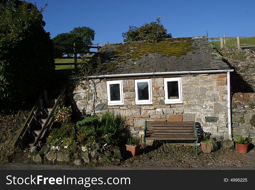 Moss Covered Shed in the Lake District (Cumbria; England). Moss Covered Shed in the Lake District (Cumbria; England)