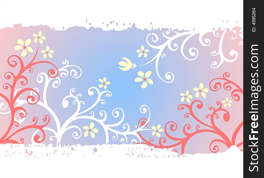 Light Floral Background