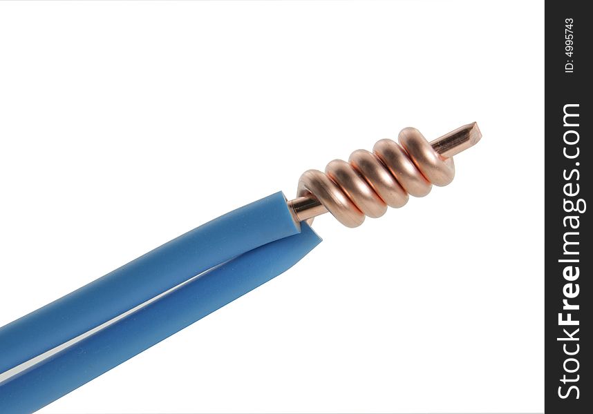 The cleared braided electric power cable