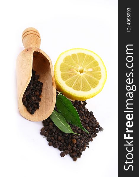 Peppercorns In Wooden