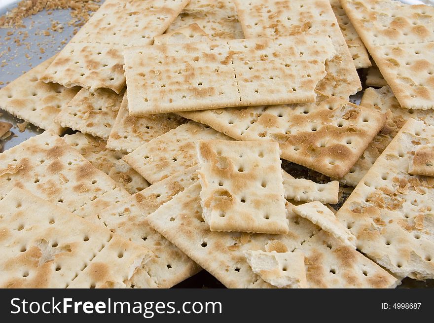 A lot of nice eatable Crackers background