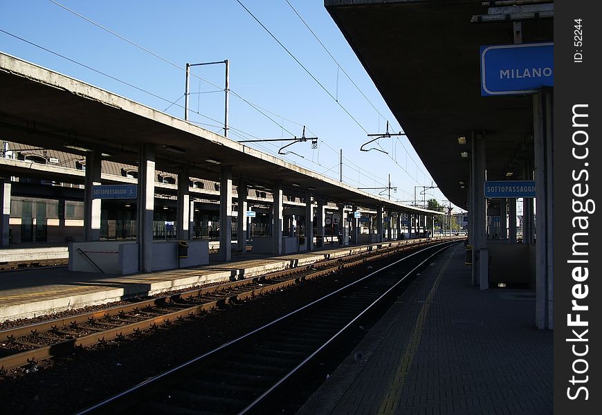 Milano Lambrate rail station. Milano Lambrate rail station.