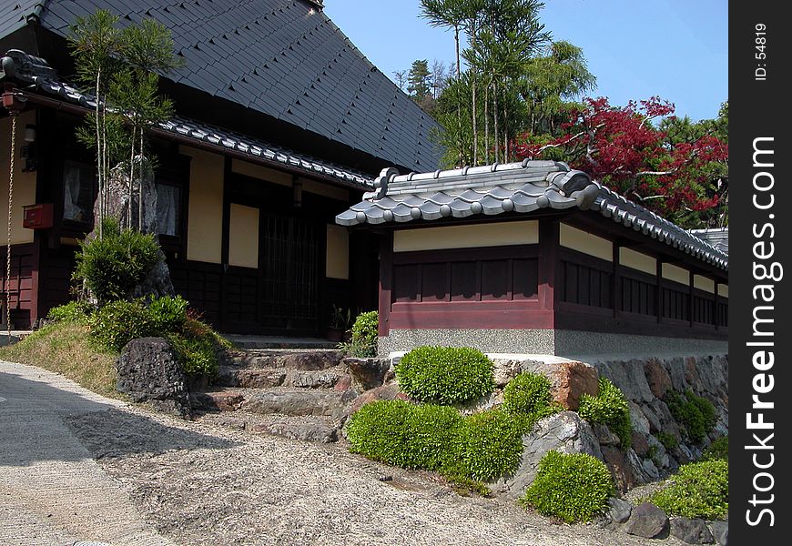 A traditional Japanese house-a very useful image for an estate agency in my opinion.